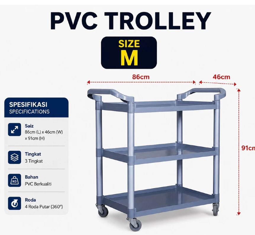 PVC Trolley - Size M