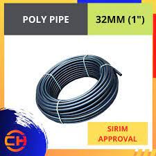Poly Pipe (100meter 32mm) High Quality Sirim Approval Irrigation System Gardening Tools Pipe Poly