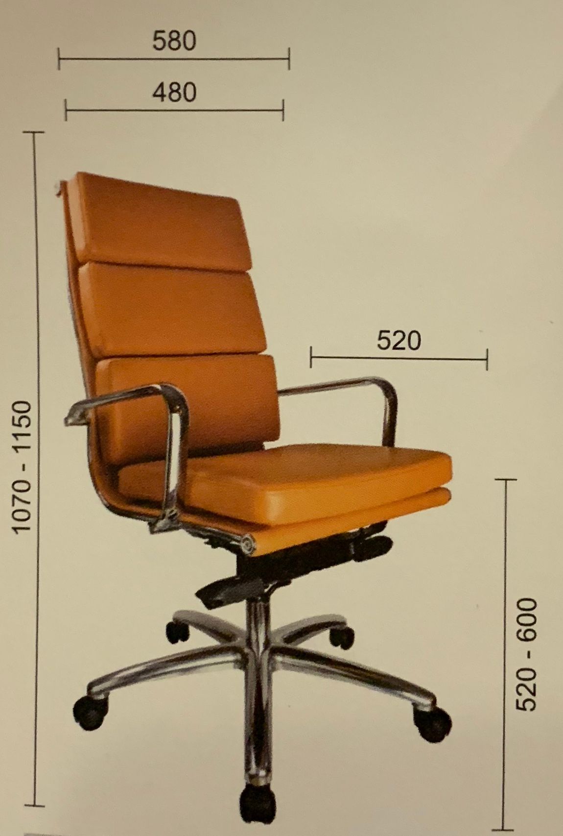 ALESSIO HIGH BACK CHAIR