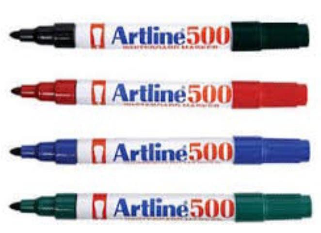 Artline 500 (whiteboard marker) 12pcs/box - blue
