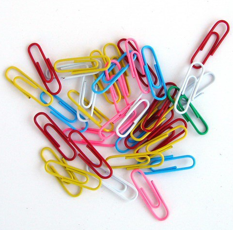 Astar Coloured Paper Clips 100pcs/1box - 28MM