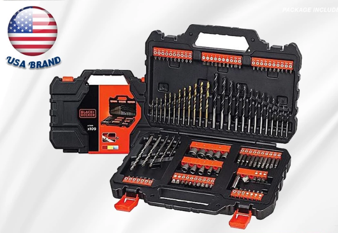 Black & Decker BLACK+DECKER 109PC MIXED ACCESSORY SET