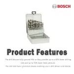 BOSCH 2607018727 25pcs HSS-G Twist Metal Drill Bit Set Twist Drill Bit