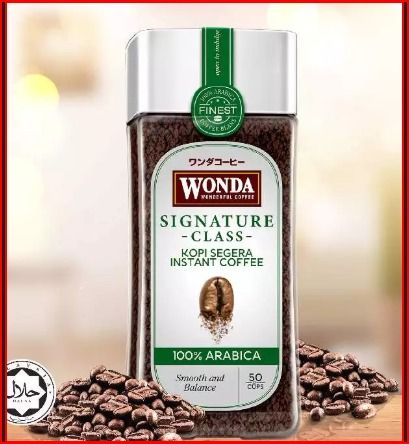 WONDA / INSTANT COFFEE / SIGNATURE CLASS / 100G / COFFEE POWDER / KOPI SEGERA