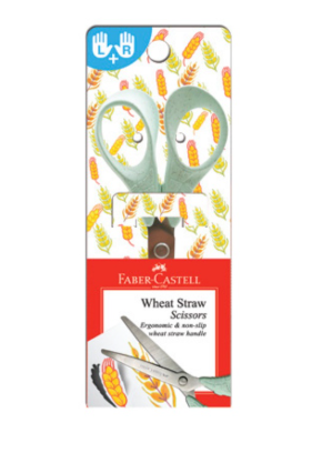 Faber-Castell Wheat Straw Student Scissors 150mm