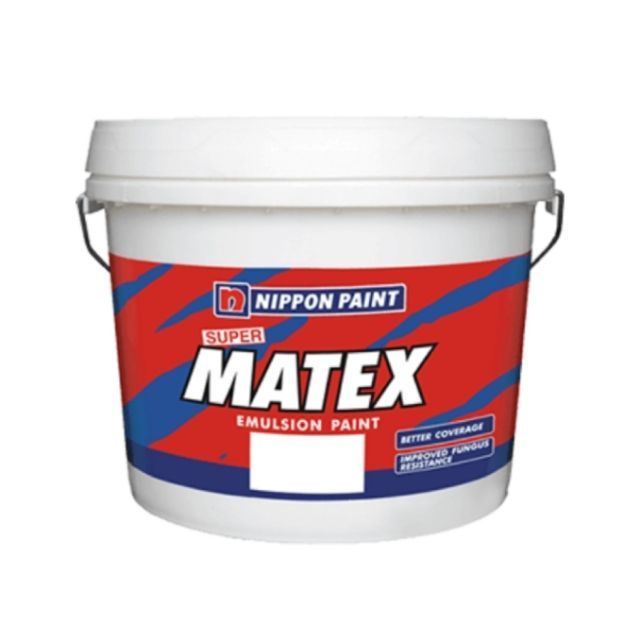 7L MERRY WHITE 589 NIPPON PAINT - SUPER MATEX EMULSION INTERIOR MATT PAINT