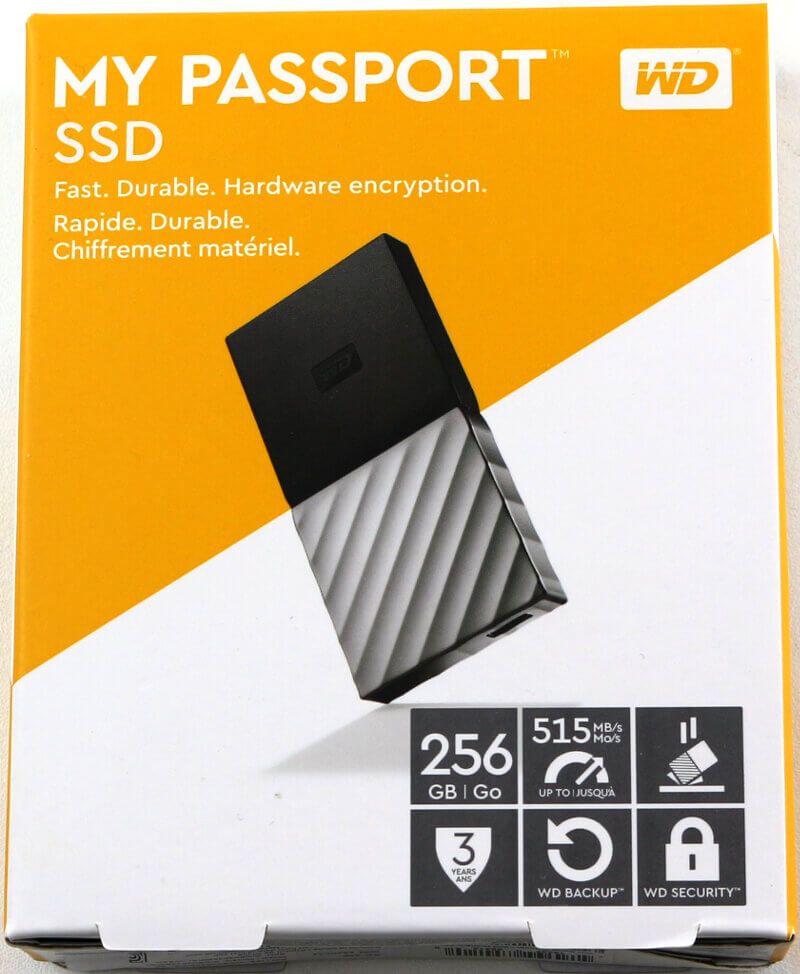 WD My Passport SSD 256GB External