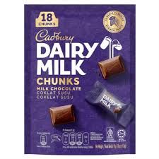 Coklat Cadbury Mini Pack (Cadbury Chunks) 18pcs 81g