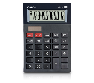 CALCULATOR CANON AS 120 (12 DIGIT)