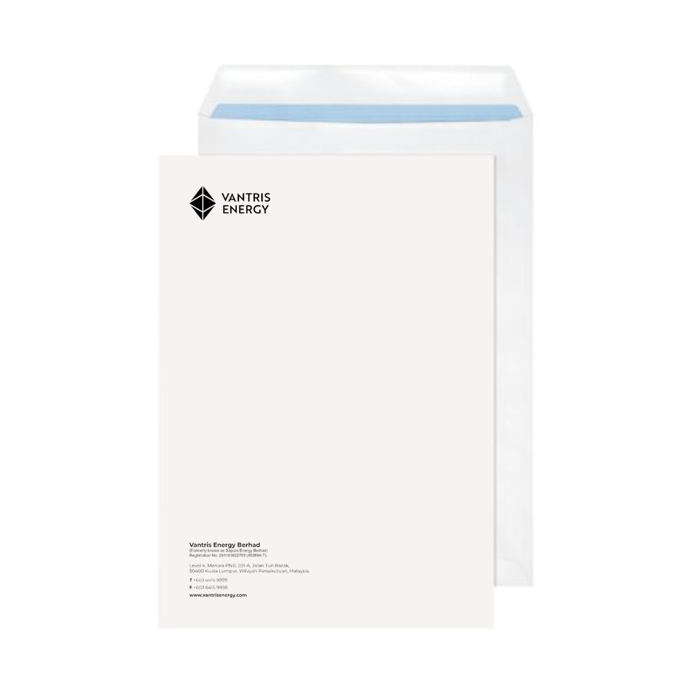 C4 Pocket Envelopes Custom Printing (500Pcs/Pack)