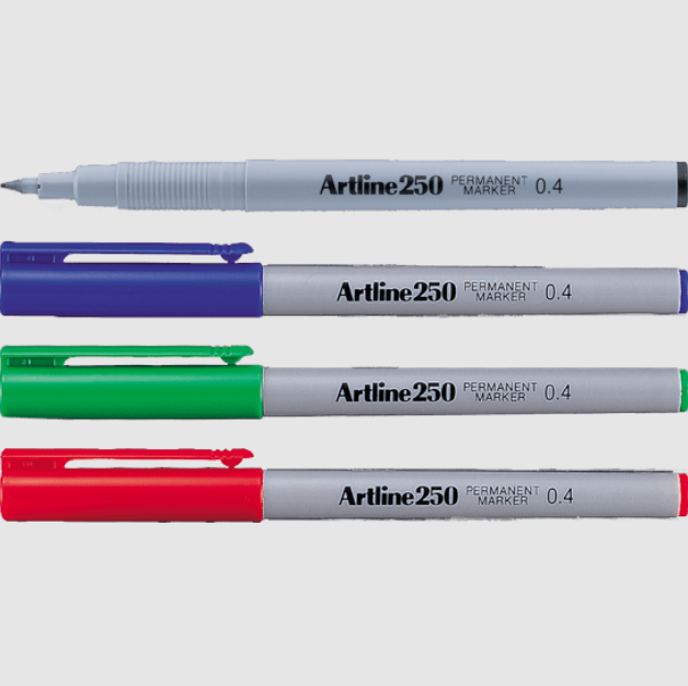 ARTLINE 250 EK-250 0.4MM PERMANENT MARKER (12 PCS / BOX)