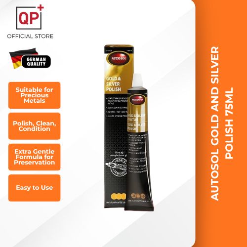 AUTOSOL GOLD & SILVER POLISH 75ML PRECIOUS METAL POLISH GOLD POLISH SILVER POLISH l PENGILAT l 金银抛光剂-