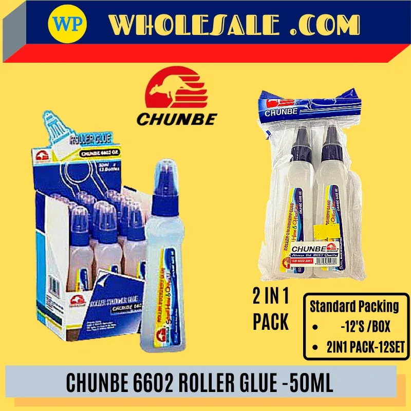 CHUNBE 6602 ROLLER GLUE -50ML聽 / Chunbe / Glue / 50ML / Chunbe 6602 / Roller Glue / CHUNBE 6602 ROLLER GLUE
