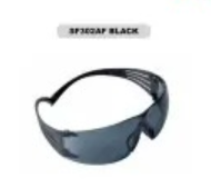 3M SecureFit 300 Series Protective Eyewear Goggles Black Clear Temples Clear Anti-Fog Anti-Scratch Lens SF301AF SF302AF