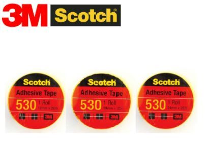 3M Scotch Adhesive Tape 530 1'' core 25m