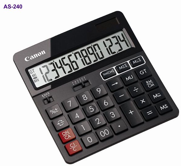 CANON DESKTOP CALCULATOR 14 digits AS-2400