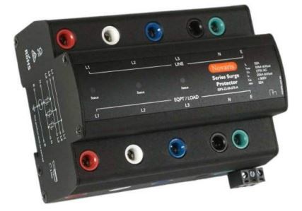 Series surge protector, 3 Phase, 32A, 50kA, 275VAC, Alarm contact SSP3-32-50-275-A