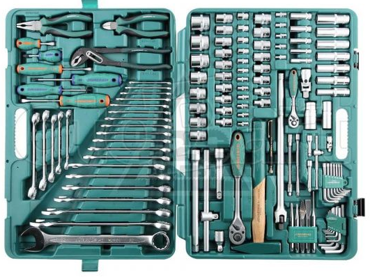 JONNESWAY 127PCS 1/2" & 1/4" DR. TOOL KIT