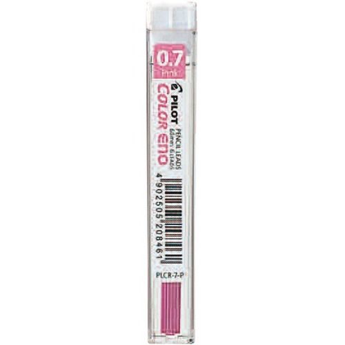 Pilot Color Eno Pencil Lead 0.7mm Pink tube of 6 leads
