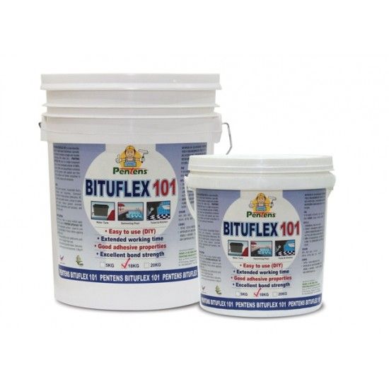 Pentens Bituflex 101 Water-based Bituminous Protective Coating 5KG