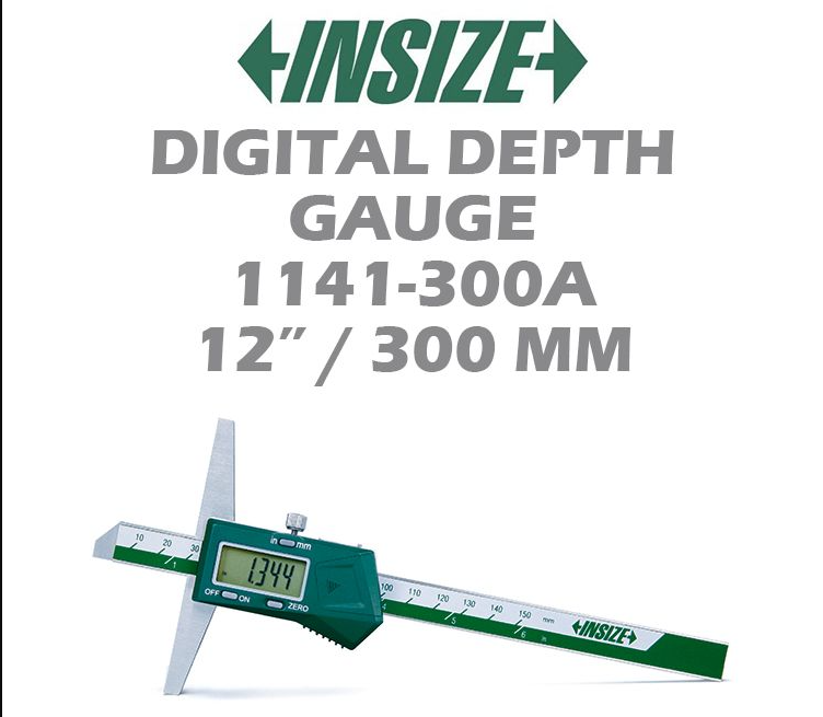 INSIZE DIGITAL DEPTH GAUGE 1141-300A