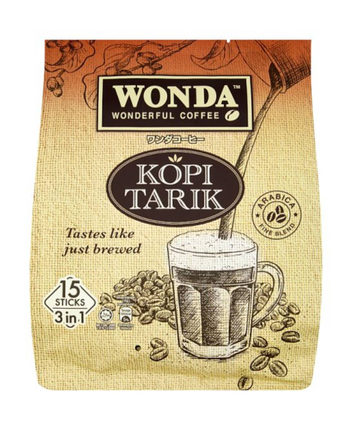 Wonda 3 In 1 Coffee Kopi Tarik 15's x 21 g