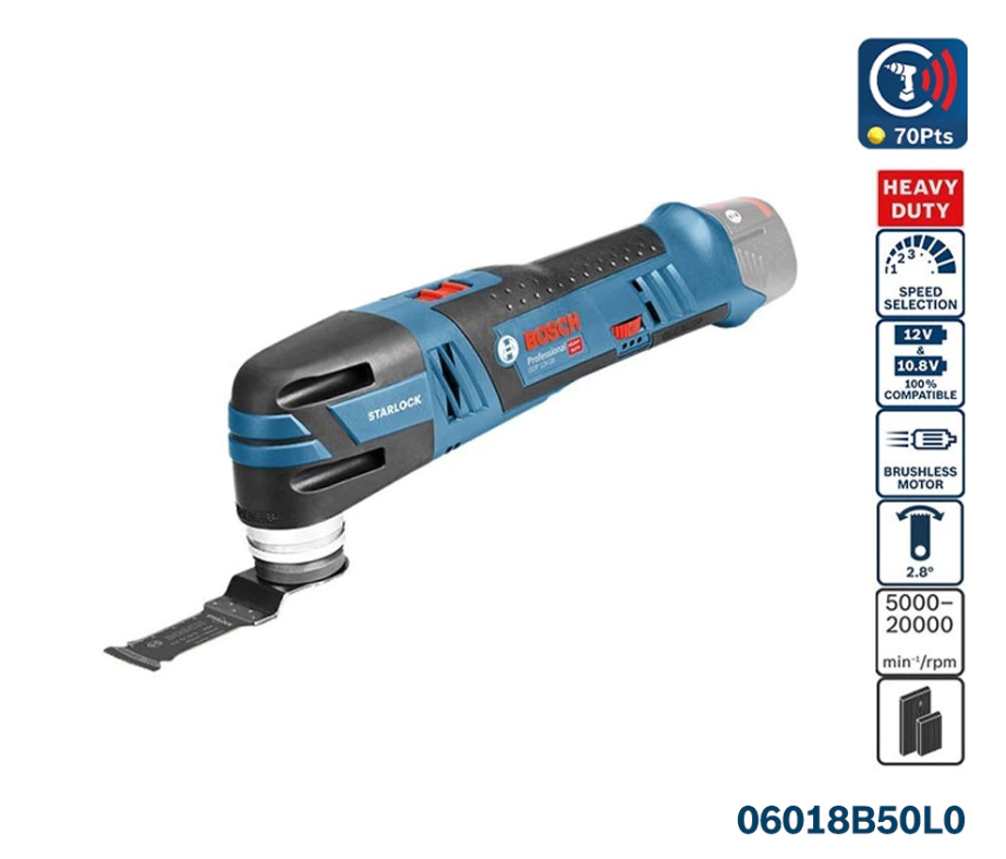 BOSCH GOP 12V-28 PROFESSIONAL CORDLESS MULTI-CUTTER (SET) (06018B50L0)