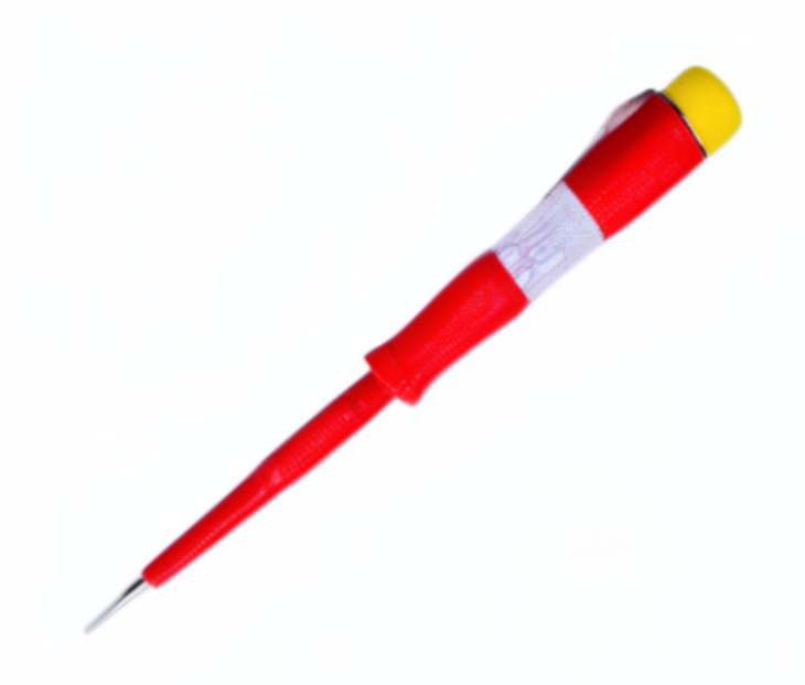 RUBICON RVT211 IS A HIGHQUALITY JAPANESEMADE 3.0MM X 65MM VOLTAGE TESTER SCREWDRIVER