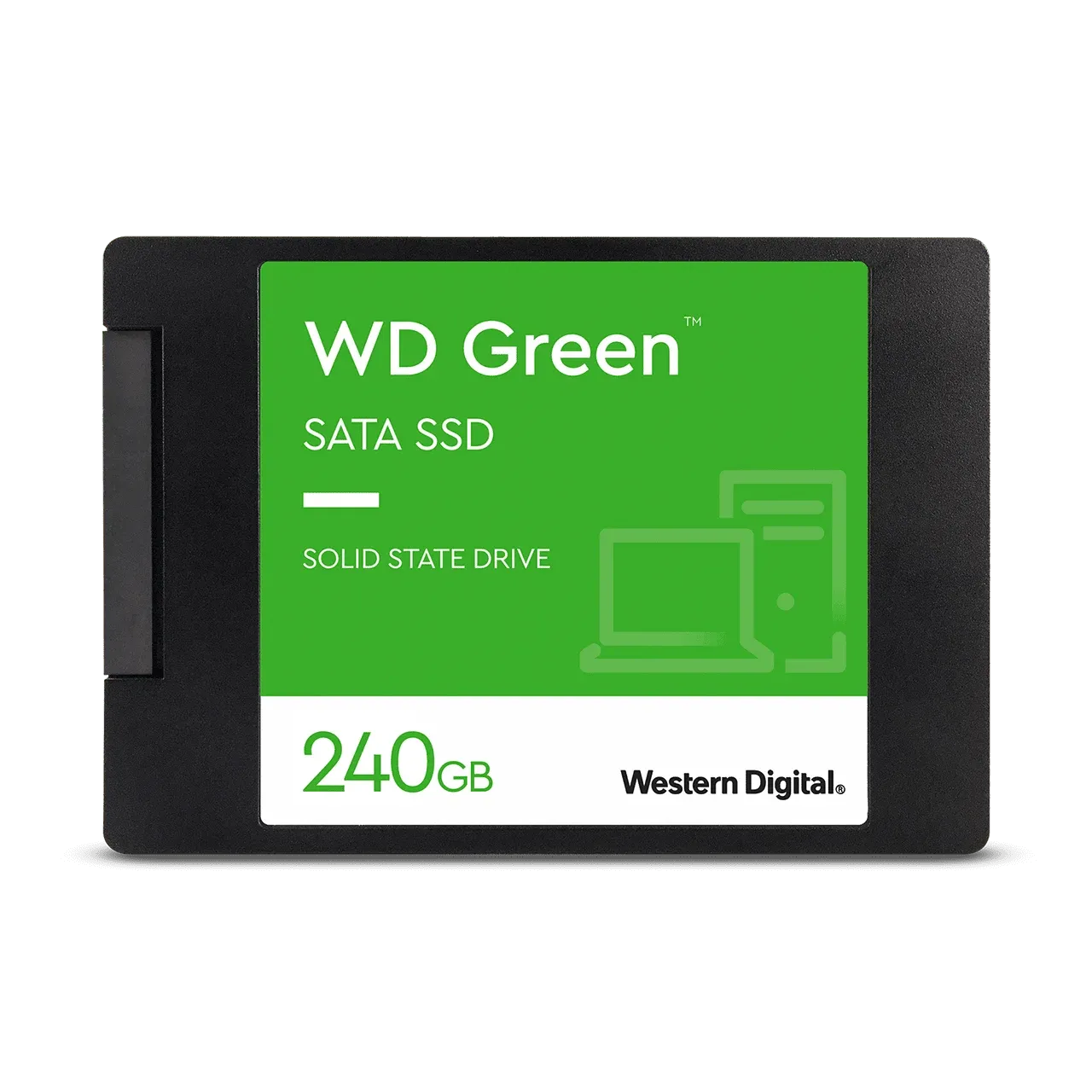 Genuine Malaysia Western Digital Warranty - WESTERN DIGITAL GREEN SATA 2.5" / 7MM 240GB SDD WDS240G2G0A