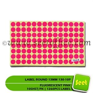 Self Adhesive Label 25mm (Round-Colour)