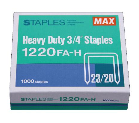MAX STAPLES 1220 1Box/1000s - MX-1220
