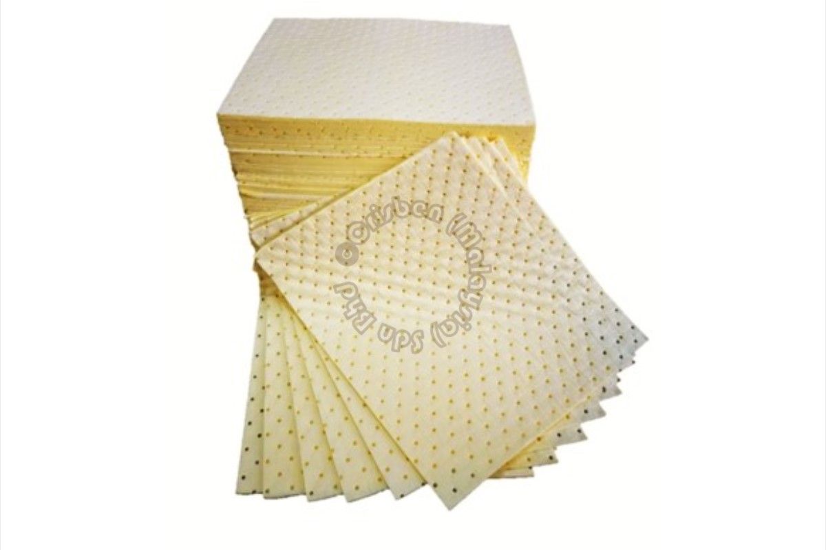 CRISBEN (HAZD 100) - Hazardous Chemical Pads (Dimpled), 40cm x 50cm, 100 Sheets/Bale