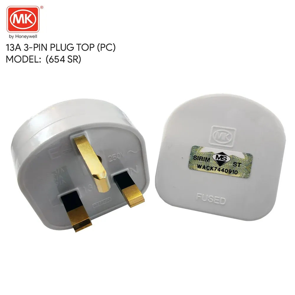 3-Pin Plug Top (654 SR 鈥�PC Material)