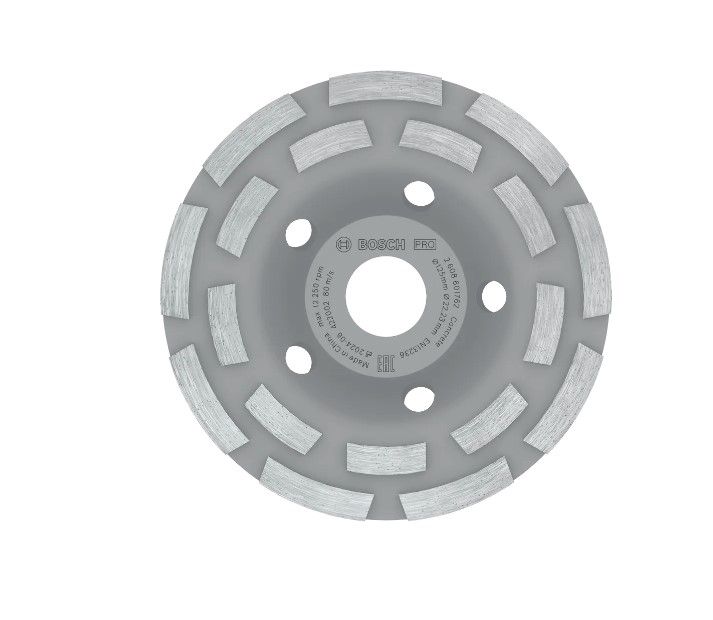 BOSCH PRO CONCRETE GRINDING HEAD, 50 X 125 MM, 22.23 MM (2608601762)