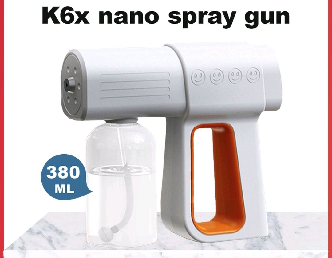 Spray Gun New Model K6X Nano Spray Gun Wireless Handheld Rechargeable Portable Disinfectant Blue Light Spray Machine