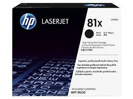 HP 81X High Yield LaserJet Toner Cartridge Black CF281X