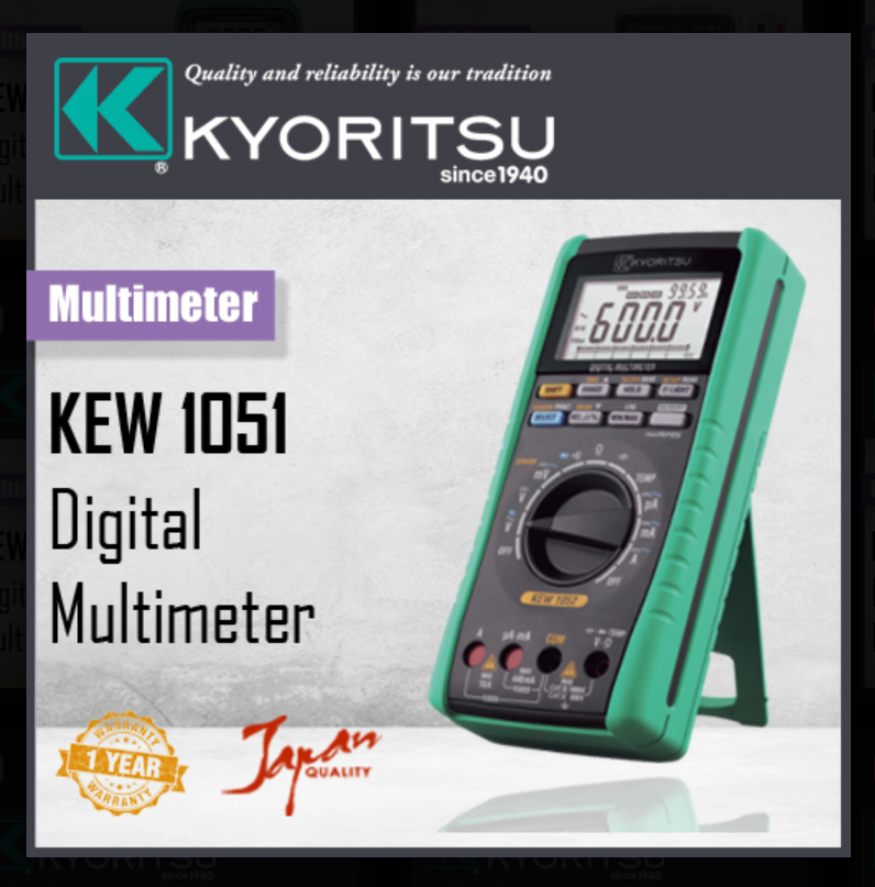 KYORITSU 1051 DIGITAL MULTIMETER