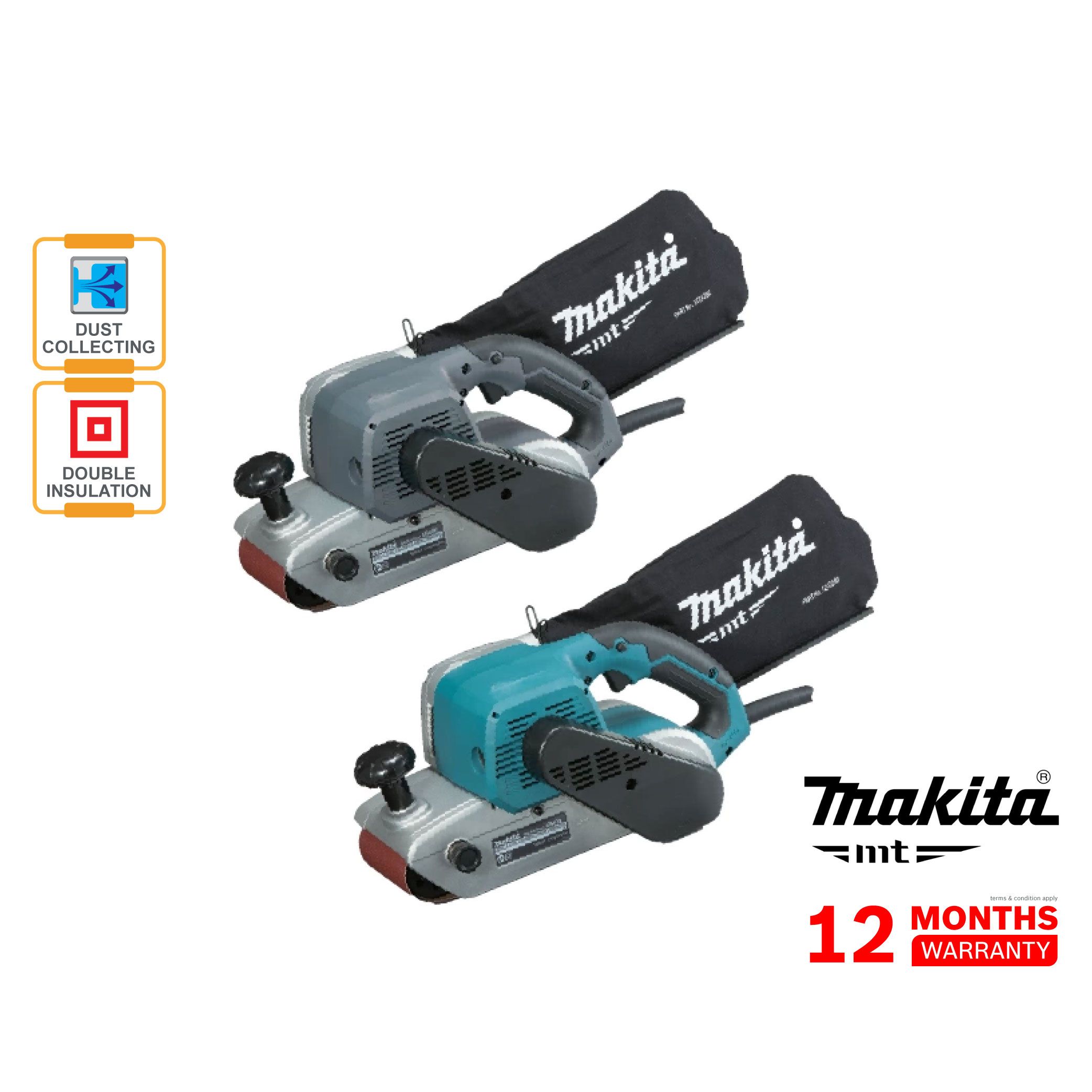 MAKITA M9400G / B (100 mm) 4鈥�Belt Sander
