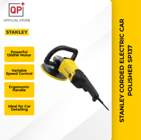 STANLEY CORDED ELECTRIC CAR POLISHER SP137 WITH VARIABLE SPEED CONTROL l PENGGILAP l 抛光机-SP137 POLISHER