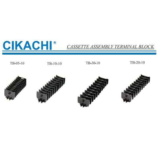 CKC CIKACHI 5A 10A 20A 30A Cassette Assembly Terminal Block TB-05 TB-10 TB-20 TB-30 10Poles