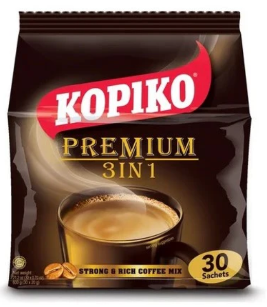 KOPIKO PREMIUM 3 IN 1 COFFEE MIX 24 X 25G