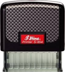 Shiny Self-Inking Stamp Printer S-854 22 x 58 mm