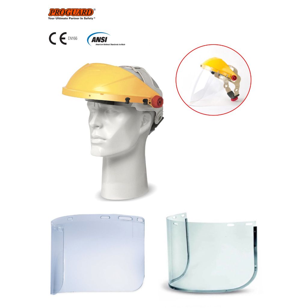 PROGUARD FACE PROTECTION VISOR & HOLDER FACE SHIELD