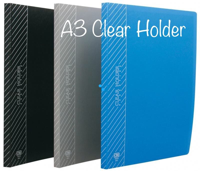 PVC A3 Clear Holder 20's /PVC Clear Holder /Clear Holder /A3 Size Clear Holder /20' Clear Holder /PVC A3 Clear Holder