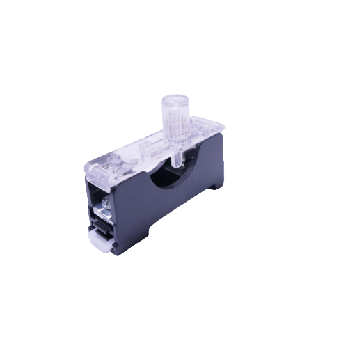 CKC ( FS-101 ) 6X30MM DIN RAIL MOUNT SINGLE POLE GLASS FUSE HOLDER WITH LIGHT INDICATOR