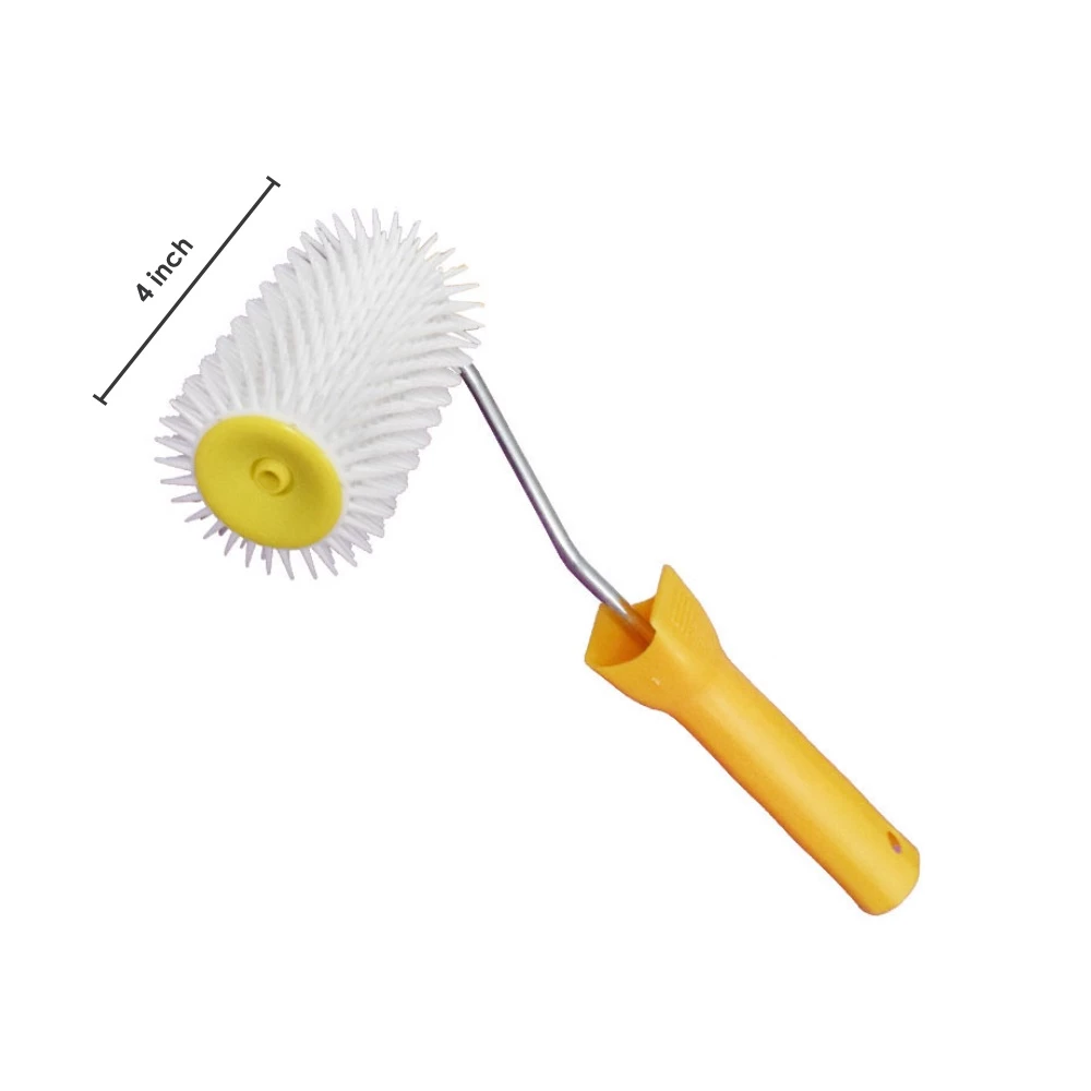 OEM 4" Epoxy Paint Roller for Resin Furniture Crafting - 13mm Spike Needle-punched