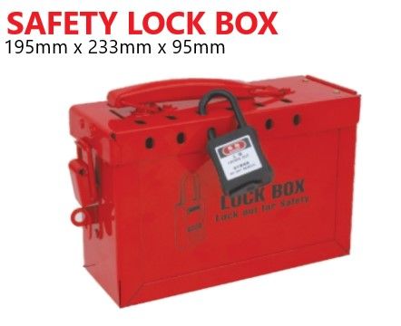 SAFETY LOCK BOX PORTABLE / LOTO SAFETY BOX