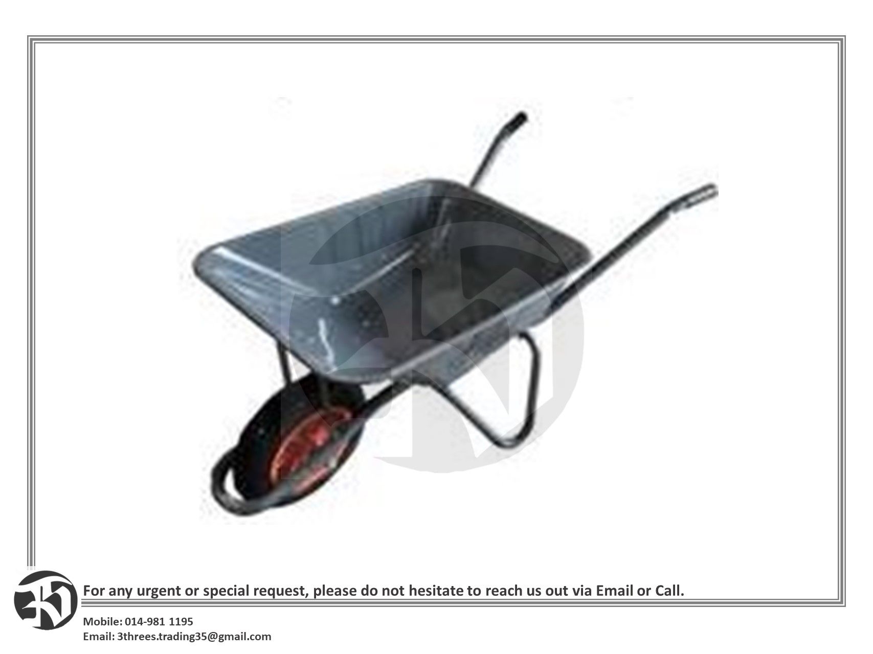 PRESTAR Metal Wheel Barrow-Shallow/Deep