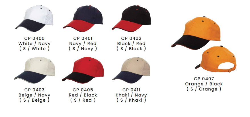 CP04 Caps (Cotton)