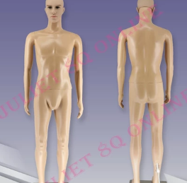 Male Full Body Plastic Mannequin With Metal Stand